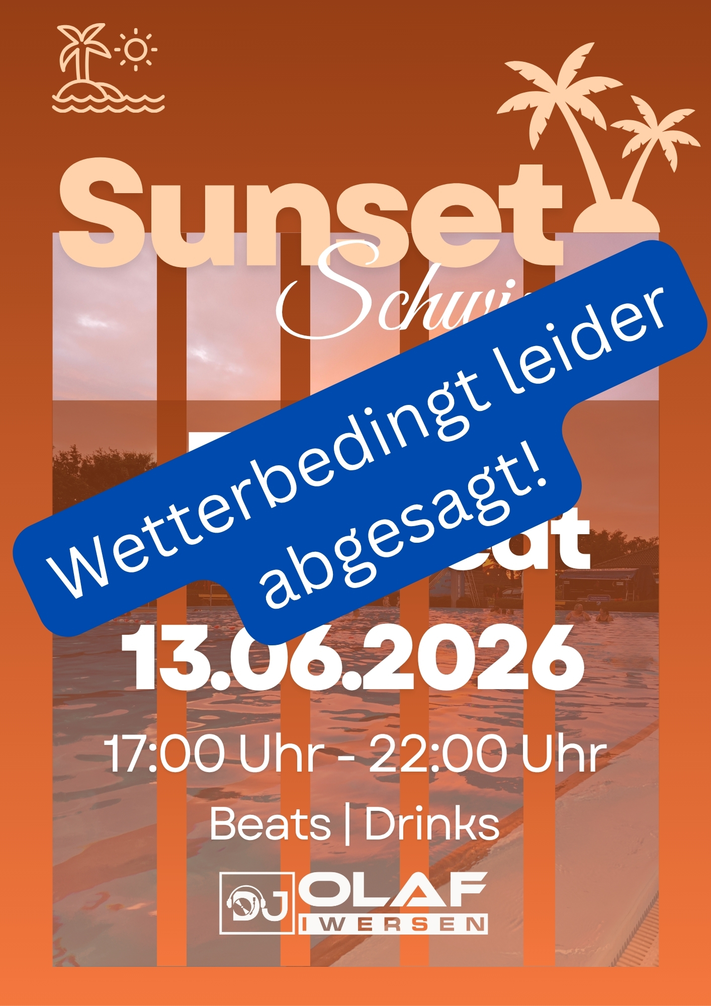 Sunset-Schwimmen