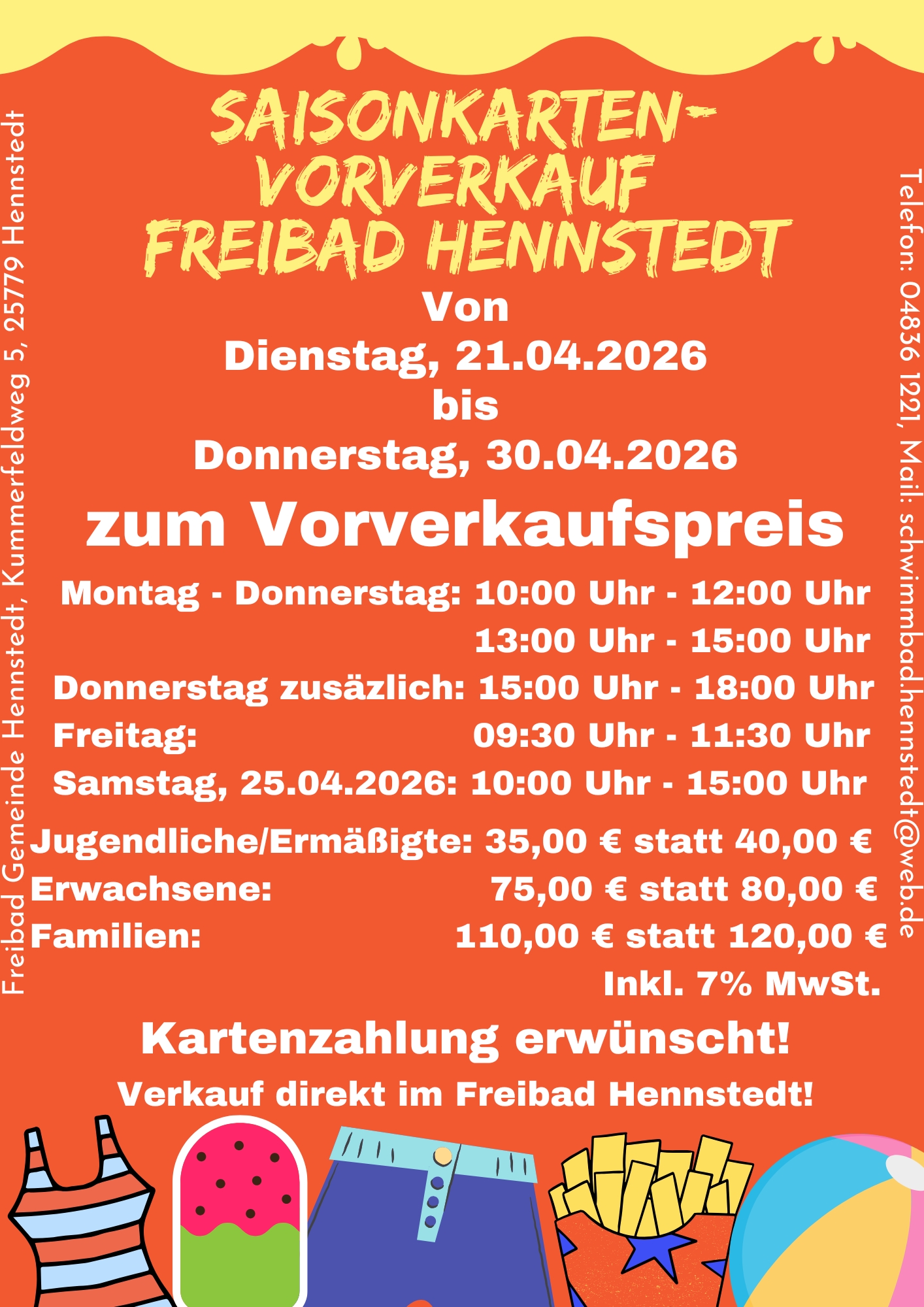 Saisonkarten zum Vorverkaufspreis