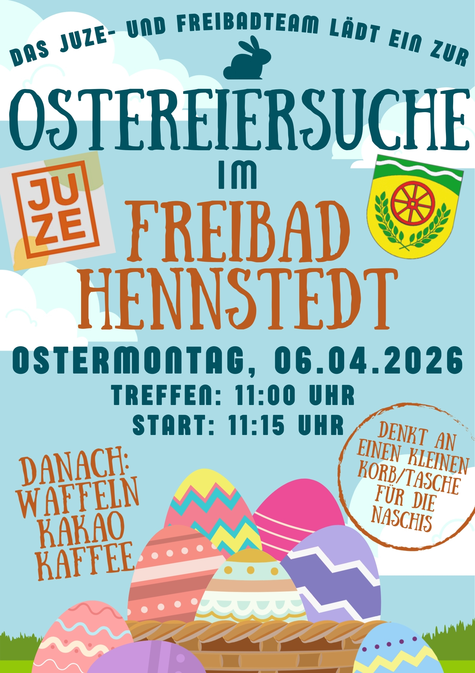 Ostereiersuche im Freibad Hennstedt 2026