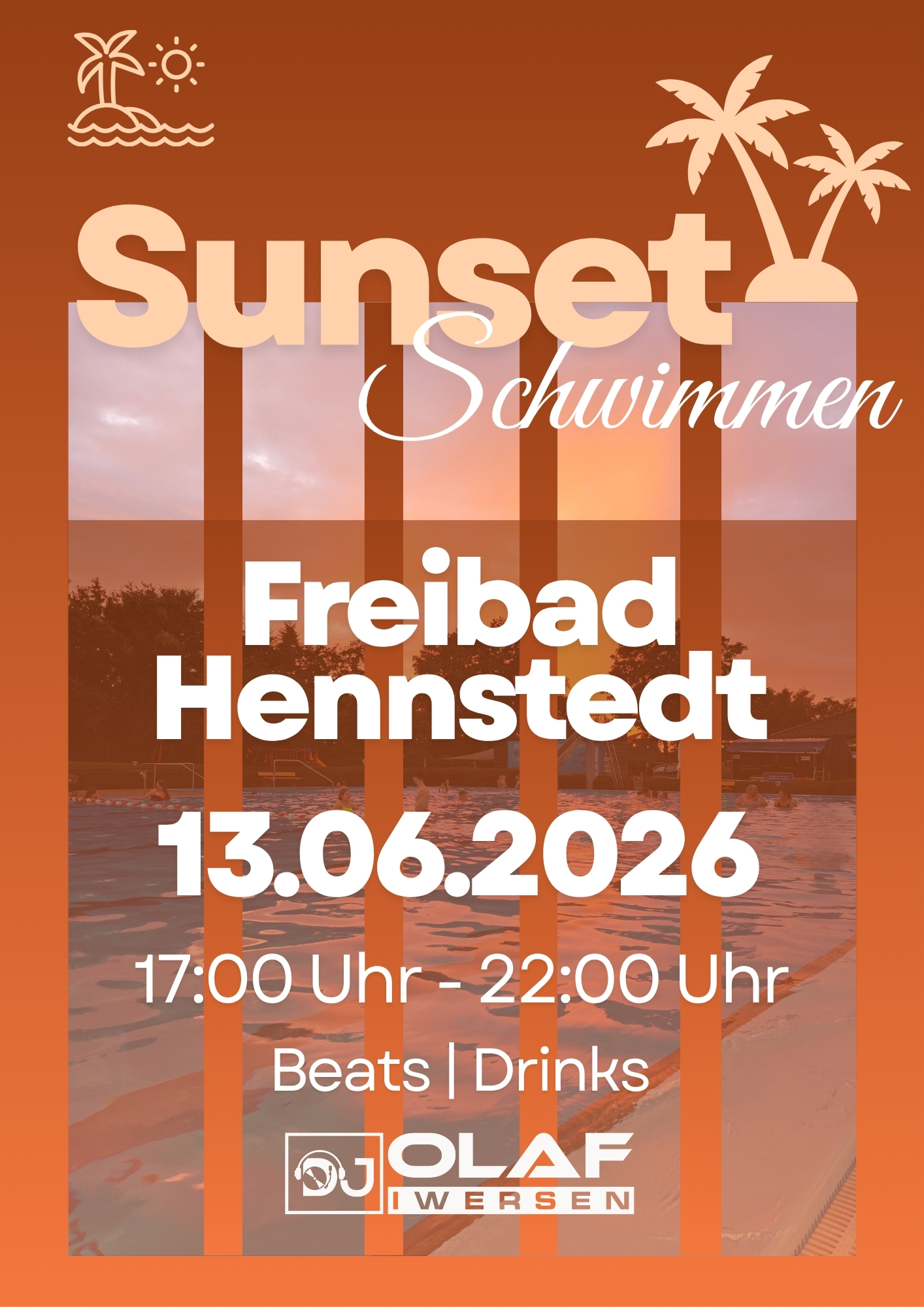 Sunset-Schwimmen